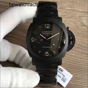 Paneraii Designer-Uhr, hochwertige Uhr, modische Keramik-Mansion, mattschwarz, Samurai-High-End-mechanische Armbanduhr, Manpaner-Uhr liu 23JJ