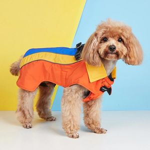 Hundebekleidung Winterjacke mit Geschirr, verdicktes Fleece, Kleidung für kaltes Wetter, winddichte warme Weste, reflektierender Mantel, Schnee