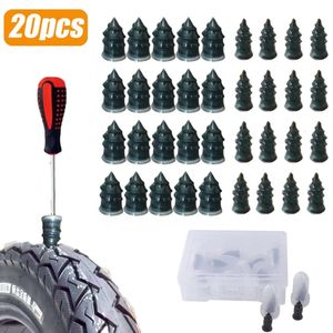 20 pçs motocicleta vácuo pneu reparação prego carro scooter bicicleta universal sem câmara de borracha unhas pneu punctura reparação acessórios