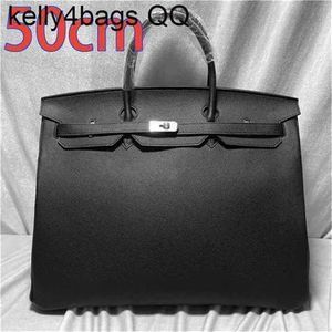 Personalização personalizada hac 50cm saco totes de alta capacidade designer saco tamanho saco viagem capcity couro handsewn cabghvlmmza9ul