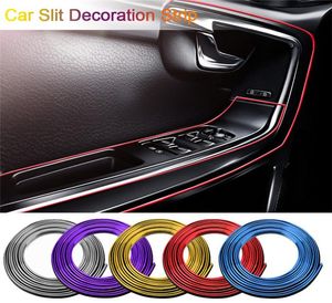 Universal Car Faro Decorazione Striscia Stampaggio Accessori Carstyling 5M Copertura auto Trim Cruscotto Bordo porta Styling Interior3329863