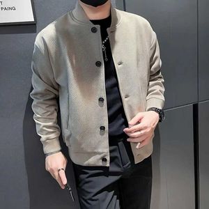 Men's Down Parkas High-Quality Male Bomber Casual JacKet Men's Autumn and Spring Outdoor Solid Color Jacket Sportswear Men's Jacket 2023 Z16 J231117