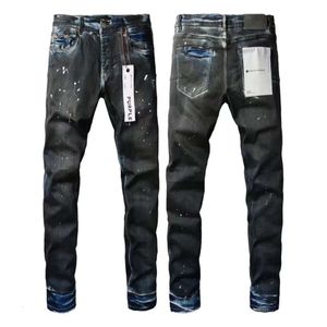 Designer-Herrenjeans Lila Jeans Denim-Hosen Herren Lila Jeans Designer-Jeans Herrenhosen Gerades Design Retro Streetwear LILA Markenjeans Hose 368