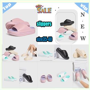 Kvinnor Sandal Designer Kvinnor Floral Slipper Leather Flats Sandal Luxury Brand Heel Woody Mules Shoes Lady Sandals Flat Summer Beach Size 36-40