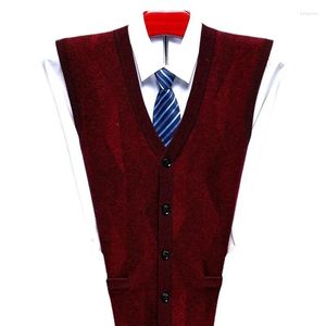 Men's Vests Arrival Fashion Cashmere Vest Thick Medium Camisole Oversized Cardigan Size S M L XL 2XL 3XL 4XL 5XL