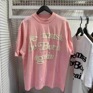 Men's T-Shirts Puff Letter Print CPFMT-Shirt Men Women CPFM.XYZ Ye Must Be Born Again T Shirt Short Sleeve Tops Cotton Tee T240220