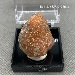 Pendants 100% Natural orange Heliolite(solar stone)crystal rough quartz gemstone specimens