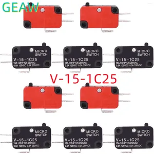 Smart Home Control 10pcs Micro Switch V-15-1C25 Limit 1NO 1NC 125V/250V 16A Mikowave Piekarnik Arkadowy przycisk