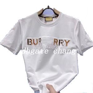 T-shirt da uomo firmata T-shirt da donna casual da uomo Lettere 3D stereoscopico stampato manica corta abbigliamento hip hop da uomo di lusso più venduto taglia asiatica S-5XL 90623