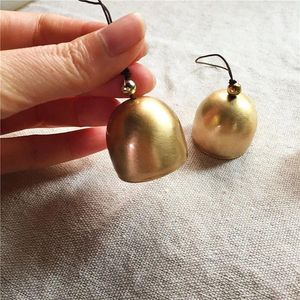 Decorative Figurines 1 Pc Christmas Metal Bell Wind Chime Pendant Door Copper Anti-theft Accessories Tree