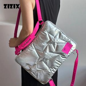 Waterproof Fashion Computer Aesthetic Backpack Lightweight Y2k Star Laptop Stock Bag Square Silver Laptop Bag Novelity 240220