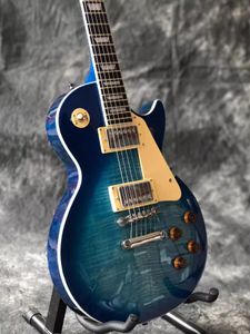 Guitarra elétrica G 19 59 R9 padrão cor azul mogno corpo jacarandá dedo suporte personalização frete grátis