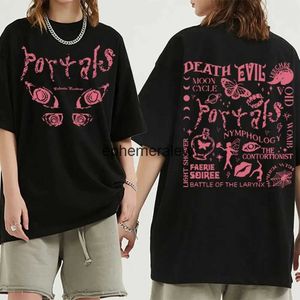 メンズTシャツヴィンテージメラニーマルティネスシャツストリートスタイルユニセックス女性メンヒップホップ音楽ファンのための最高のアクセサリーsh24220