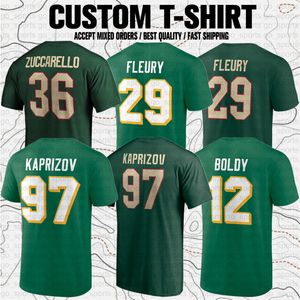 Anpassade USA Hockey Club-fans märkta T-shirt Tees