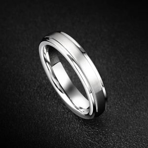 Rings 2023 New Rings For Men 5mm/8mm Silvery Fashion Male Classics Wedding Engagement Jewelry,Engraving,Free Shipping