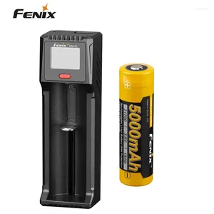 Ficklampor facklor Fenix ​​Are-D1 smart batteriladdare 5000mAh 21700