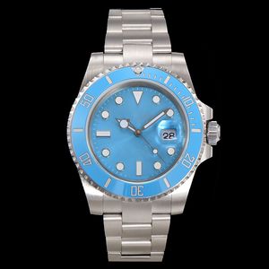 Luxury Mens Watch Automatic Mechanical Ceramic Watch 40mm rostfritt stål Remsdesigner Mens Watch