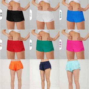 Mulheres Verão Yoga Hotty Hot Shorts Respirável Secagem Rápida Roupa Interior Esportiva Bolso Feminino Correndo Calças de Fitness Princesa Sportswear Ginásio Legging