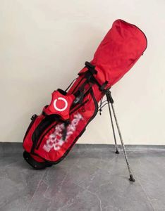Golf Designer Bag Green Red Circle T Station Canvas Ultra-light Waterproof Golf Bag for Men Good Practicality High Capacity