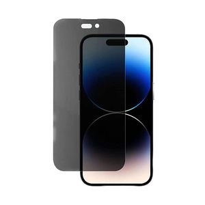 Für iPhone 15 Pro Max i14 i13 Handy-Displayschutz aus gehärtetem Glas, 3D, 9H, explosionsgeschützter Film, Anti-Fingerabdruck, Anti-Blaulicht, langlebig, staubdicht, Anti-Peeping