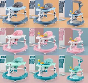 Baby Walker with 6 Mute Rotating Wheels Anti Rollover Multifunctional Child Walker Seat Walking Aid Assistant Toy 976 D38818714