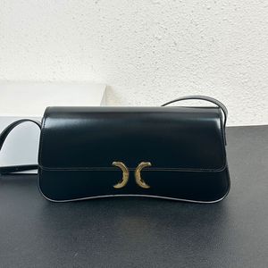 Flap Shoulder Bag Genuine Leather Fashion Letters Arch Back Designer Newest Axillary Pouch Women Baguette Messenger Bags