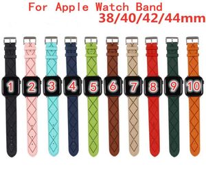 İzle Bantları Strap 38mm 40mm 44mm 42mm İPhone için İzle Bandı Kadınlar için Deri 6 5 3 Seri 41mm Bilezik Şeritleri 45mm2790241