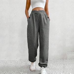 Pantaloni da donna Giacca casual e set per donna Pantaloni elasticizzati di base a vita alta Cravatta da donna da allenamento