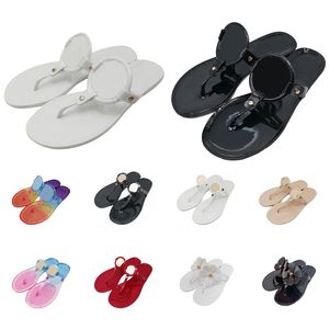 designer slippers slides flat leather sandals women white black pink womens rubber sole slipper sandal