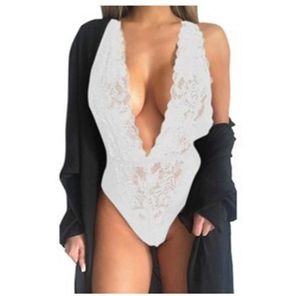 2020 Seethrough Sexig underkläder kvinnor mode spetsar bodysuits transparent mesh spets pyjamas ins hem pyjamas ny hög kvalitet4245241