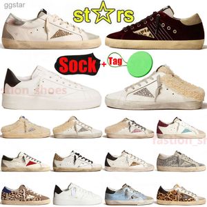 Włoszona marka Golden Sneakers Goseity Star Nowe wydanie Włosze Brand Forme buty zimowe złote trampki mężczyźni super piłka sabot sabot purestar doold c 0c69