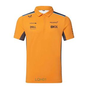 Homens camisetas 2024 Nova F1 Racing Jersey T-shirt McLaren Equipe Manga Curta Camisa Polo Mens Norris Mesmo Team Kit PRT7