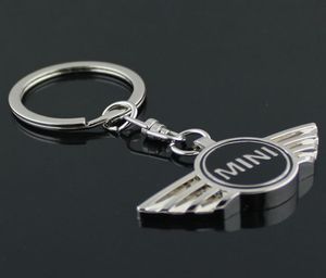 4Colors för Mini Cooper Autobots Angel Wings Brand Sports bil Symbol Keychains Keyring Metal Auto Car Mini Wing Logo Key Chains4380261