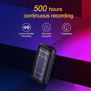 Recorder Mini Digital Voice Recorder Aktywowany Dictafon Pen Multifunkcja 500Hour HD Redukcja dźwięku Nagrywanie dźwięku odtwarzacza mp3