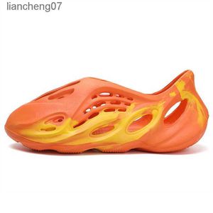 Yaz Büyük Erkek Kamuflaj Terlik Sandalet, Moda Aynı Stil Plaj Ayakkabıları ile Ünlü Roman Tasarımcı Tasarım Yıldızları 240212