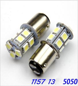 10X 1156 BA15S 1157 BAY15D 5W 5050 13SMD Автомобильные светодиодные фонари Стоп-сигналы Задние фонари заднего хода DC 12V7505479