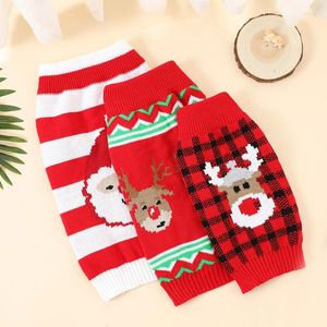 Dog Apparel Pet Cat Clothing Halloween Autumn And Winter Knitted High Collar Christmas Sweater