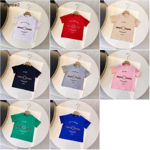 Luxuriöse Kinder-T-Shirts, mehrfarbig, gewebter Druck, Jungen-Sommer-Top, Größe 90–150 cm, Designer-Babykleidung, Mädchen, kurze Ärmel, Baumwolle, Kinder-T-Shirts, 24. Februar 2020