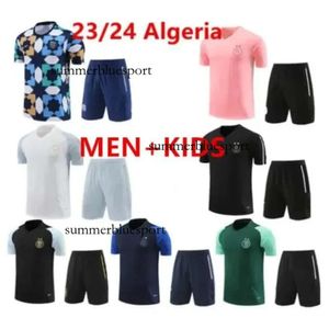 2023/2024 알제리 트랙 슈트 Mahrez 축구 유니폼 남성 아이들 23/24 알제리 바운드야 서킷 MAILLOT DE FO FEGHOUL 스포츠웨어 축구 훈련복