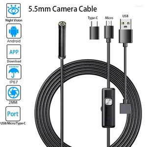 Portable Endoscope 1080P HD WiFi Borescope IP67 Waterproof Camera With Light Inspection For Android Phone