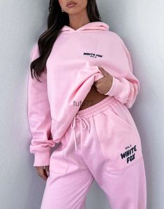 Womens Tracksuits Hoodies Calças Outfit Moletons Outono Manga Longa Mulheres Sportswear para Esposa Mãe Jovem