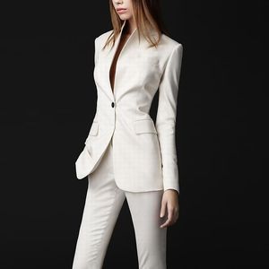 New Ivory Women Suits Lady Formal Business Office Tuxedos Mother Wedding Party Special Occasions Ladies Two-Piece Set Jacket Pants A39