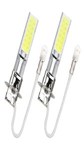 2PCS LEDカーヘッドライトフォグライトH3 10Wヘッドランプカスティリングドライビングバルブホワイトオートフォグランプ3051938