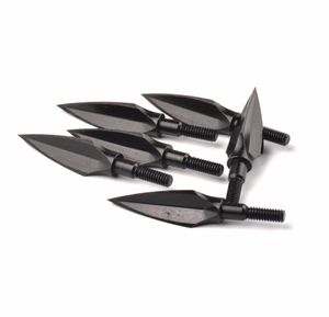 6st Broadhead Arrowhead Tip Point 125 Grain Steel för DIY Bow and Arrow Archery Hunting Shooting3571721