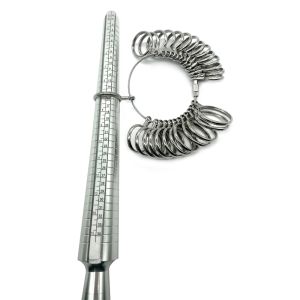 Ringar KS Eagle Ring Sizer mät fingerspolen Ring Sizing Tool HK/US/EU/JP Size Mätningar Ring Sizer Gauge Tools smycken Tillbehör