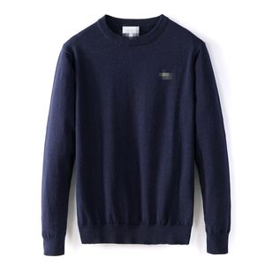 Maglione di marca di fascia alta firmato da uomo maglione di cotone misto cashmere lavorato a maglia da uomo e da donna girocollo logo grafico ricamato top caldo lavorato a maglia di cotone