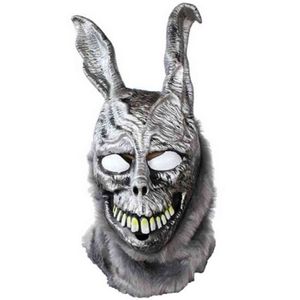 Filme Donnie Darko Frank máscara de coelho malvado festa de Halloween Cosplay adereços máscara facial completa de látex L2207112458
