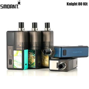 Original Smoant Knight 80 Kit 80W Vape MOD com 4ml Pod Cartucho AI ANT-chip fit Pasito RBA bobina Vaporizador de cigarro eletrônico