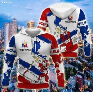 Men039s Hoodies Sweatshirts PHILIPPINES SPORT VERSION Flag 3D Print Zipper Hoodie Man Female Pullover Sweatshirt Hooded Jacke4918634
