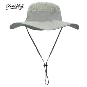 Cappelli di Snapbacks per cappello da secchio Donne Fisherman maschile per la protezione solare cappello da sole per la pesca della rete traspirante con cappello da trekking da trekking